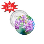 Beautiful Pink Lilac Flowers 1.75  Buttons (10 pack) Front