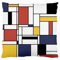 Abstract Art Of Avant Garde Large Flano Cushion Case (two Sides) by FunnyCow