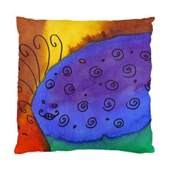 Whale And Eggs Standard Cushion Case (two Sides) by snowwhitegirl