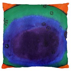 Egg Large Cushion Case (one Side) by snowwhitegirl