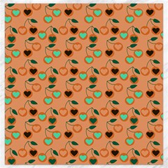 Peach Cherries Canvas 12  X 12   by snowwhitegirl