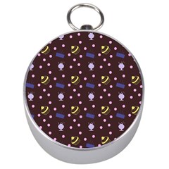 Cakes And Sundaes Chocolate Silver Compasses by snowwhitegirl