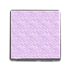 Silly Stripes Lilac Memory Card Reader (square 5 Slot) by snowwhitegirl