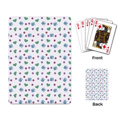 White Milk Hearts Playing Card by snowwhitegirl