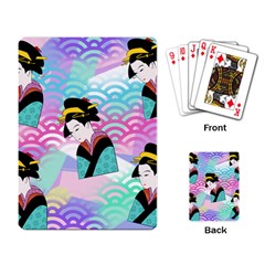 Japanese Abstract Playing Card by snowwhitegirl