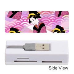 Japanese Abstract Pink Memory Card Reader (stick) by snowwhitegirl