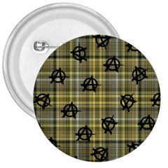 Yellow Plaid Anarchy 3  Buttons by snowwhitegirl