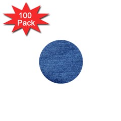 Blue Denim 1  Mini Buttons (100 Pack)  by snowwhitegirl