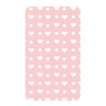 Hearts Dots Pink Memory Card Reader (Rectangular) Front
