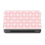 Hearts Dots Pink Memory Card Reader with CF Front