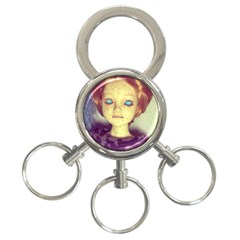 Freckley Boy 3-ring Key Chains by snowwhitegirl