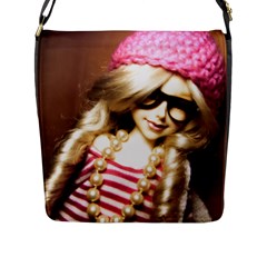 Cover Girl Flap Closure Messenger Bag (l) by snowwhitegirl