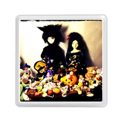 Old Halloween Photo Memory Card Reader (square) by snowwhitegirl
