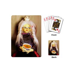 Eating Lunch Playing Cards (mini)  by snowwhitegirl