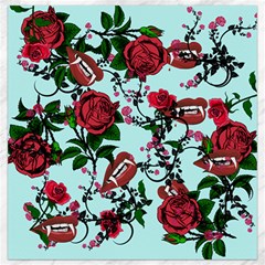 Light Blue Rose Vampire Canvas 12  X 12   by snowwhitegirl