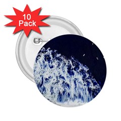 Blue Waves Sea 2 25  Buttons (10 Pack)  by snowwhitegirl