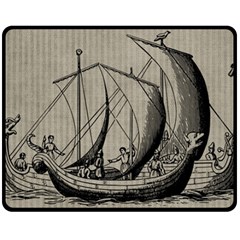 Ship 1515875 1280 Double Sided Fleece Blanket (medium)  by vintage2030