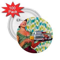 Retro Cokk 2 25  Buttons (100 Pack)  by vintage2030