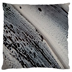Black And White Large Cushion Case (two Sides) by WILLBIRDWELL