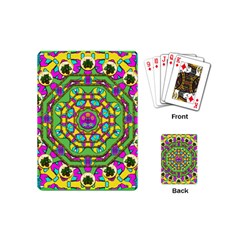 Cool Colors To Love And Cherish Playing Cards (mini) by pepitasart
