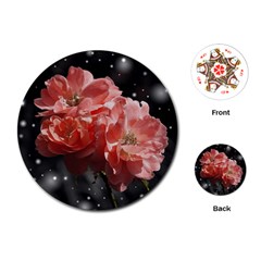 Rose 572757 1920 Playing Cards (round) by vintage2030