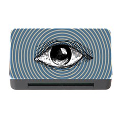 Pop Art Eye Memory Card Reader With Cf by Valentinaart