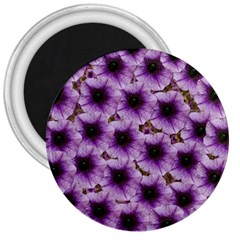 The Sky Is Not The Limit For Beautiful Big Flowers 3  Magnets by pepitasart