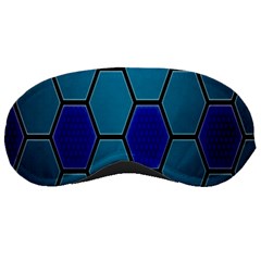 Hexagon Background Geometric Mosaic Sleeping Masks by Sapixe
