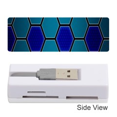 Hexagon Background Geometric Mosaic Memory Card Reader (stick) by Sapixe