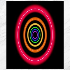 Neon Light Abstract Pattern Lines Canvas 20  X 24  by Sapixe