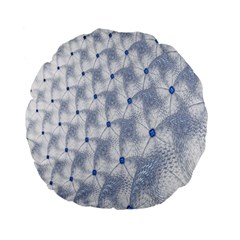 Fractal Art Artistic Pattern Standard 15  Premium Flano Round Cushions by Sapixe
