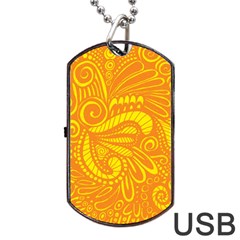 Pop Sunny Dog Tag Usb Flash (one Side) by ArtByAmyMinori