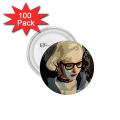 Girl Thinking 1 75  Buttons (100 Pack)  by snowwhitegirl