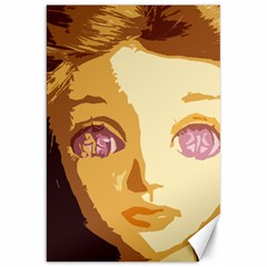 Butterfly Eyes Canvas 20  X 30  by snowwhitegirl