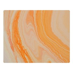 Orange Double Sided Flano Blanket (large)  by WILLBIRDWELL
