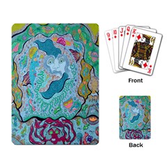 Mystic Mermaid Playing Cards Single Design by chellerayartisans