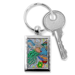 Universe Angel Key Chains (rectangle)  by chellerayartisans