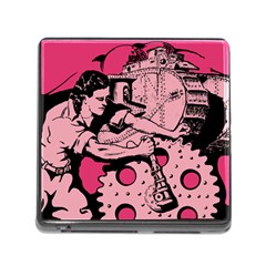 Working Woman Memory Card Reader (square 5 Slot) by snowwhitegirl