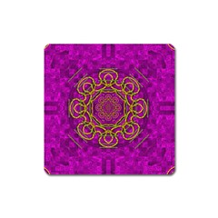 Star Of Freedom And Silent Night Square Magnet by pepitasart