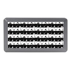 Black And White Halloween Nightmare Stripes Memory Card Reader (mini) by PodArtist