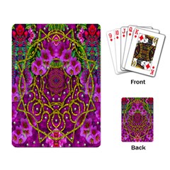 Star Of Freedom Ornate Rainfall In The Tropical Rainforest Playing Cards Single Design by pepitasart