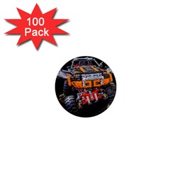 Monster Truck Lego Technic Technic 1  Mini Magnets (100 Pack)  by Sapixe
