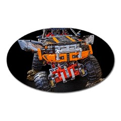 Monster Truck Lego Technic Technic Oval Magnet by Sapixe