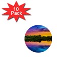 Sunset Color Evening Sky Evening 1  Mini Buttons (10 pack)  Front