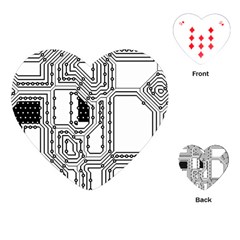Seamless Pattern Texture Background Playing Cards (heart) by Sapixe