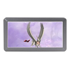 Cute Little Pegasus With Butterflies Memory Card Reader (mini) by FantasyWorld7