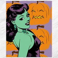 Zombie Retro Girl Canvas 11  X 14  by snowwhitegirl