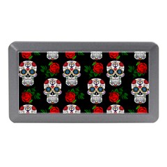 Skull Pattern Black Memory Card Reader (mini) by snowwhitegirl