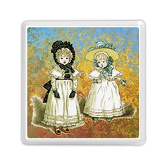 Little Victorian Girls Memory Card Reader (square) by snowwhitegirl