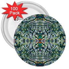 Pattern Design Pattern Geometry 3  Buttons (100 Pack)  by Simbadda